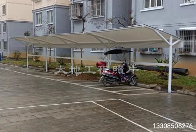 貴州關嶺八角巖小區電動車充電車棚順利竣工